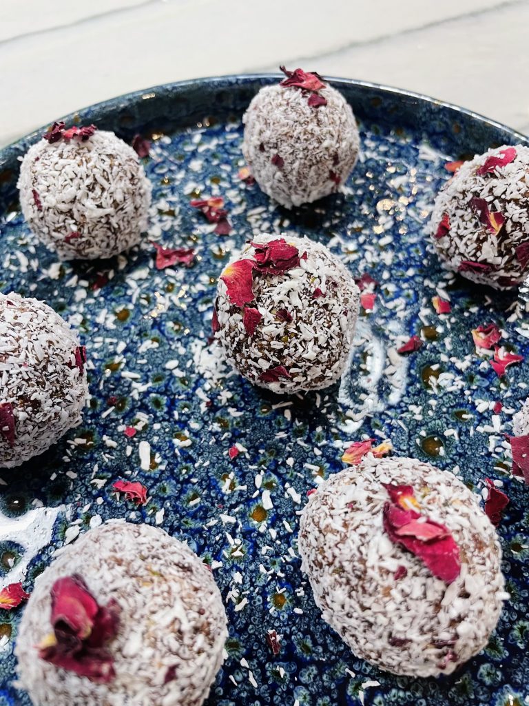 Chocolate coconut truffles